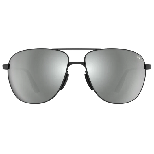 BEX Nova Sunglasses - Matte Black/Grey (Silver Flash)