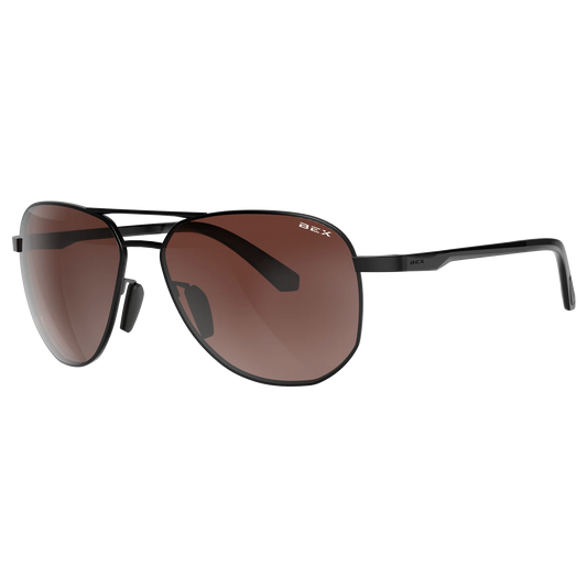 BEX Welvis Sunglasses - Black/Brown/Silver