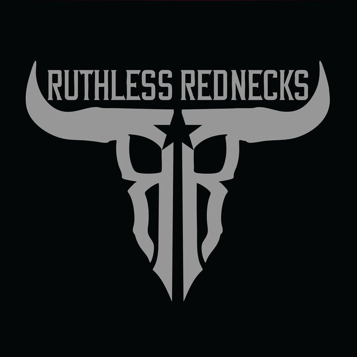 Ruthless Rednecks Raw Talent Short Sleeve Tee Shirt - Black/Silver