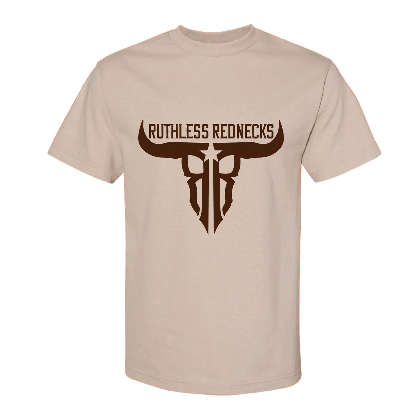 Ruthless Rednecks Raw Talent Short Sleeve Tee Shirt - Sand