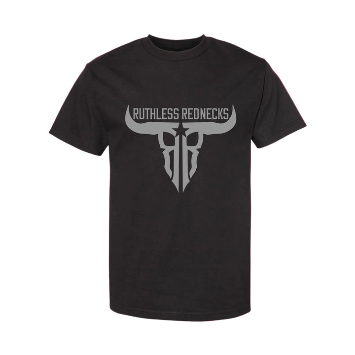 Ruthless Rednecks Raw Talent Short Sleeve Tee Shirt - Black/Silver