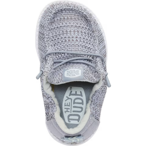 Hey Dude LILDUDE Slip On Core Shoe - Grey/White