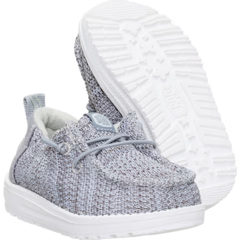 Hey Dude LILDUDE Slip On Core Shoe - Grey/White