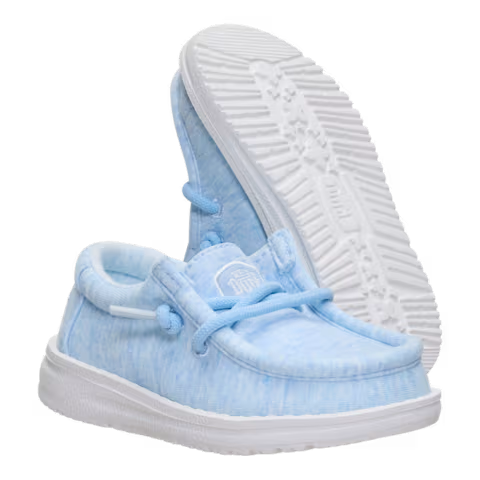 Hey Dude Toddler Wally Stretch Jersey - Light Blue
