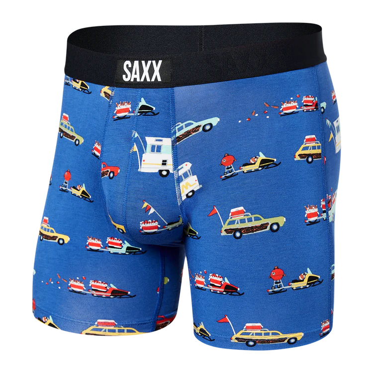 Saxx Men's Vibe Super Soft Boxer Briefs - Patterns