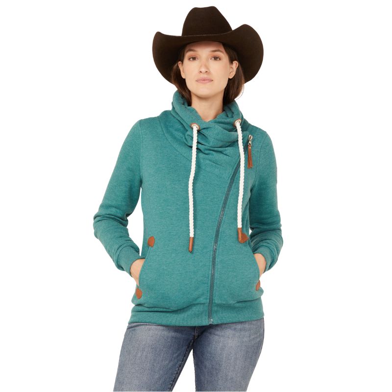 Wanakome Women's Hestia Zip Cowl Neck Sweater - Assorted Colours - Irvine Tack & Western Wear