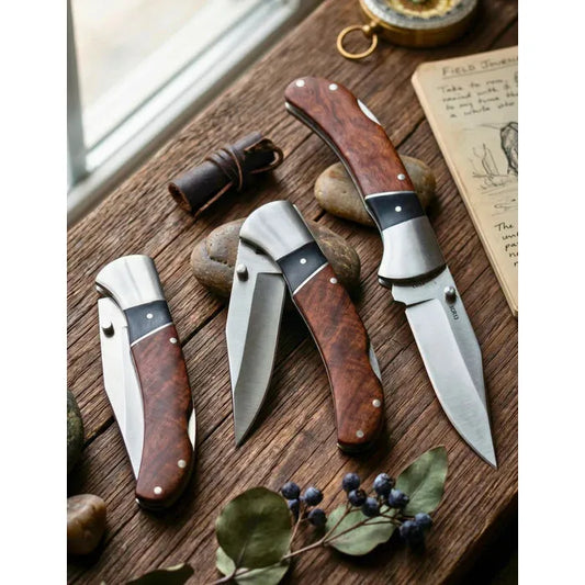El Paso Wood Lock back Knife