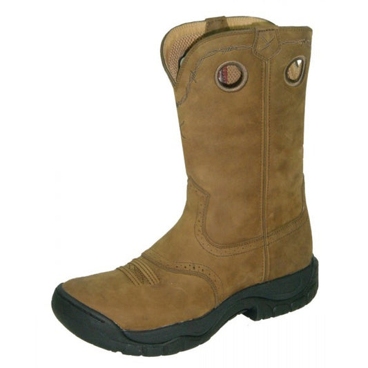 Twisted X Tall Around Men's K Toe Boot, Medium Width - Distressed Saddle