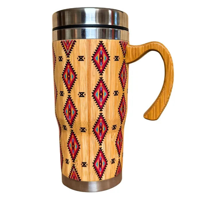El Paso Saddle Blanket Company Bamboo Travel Mug-A