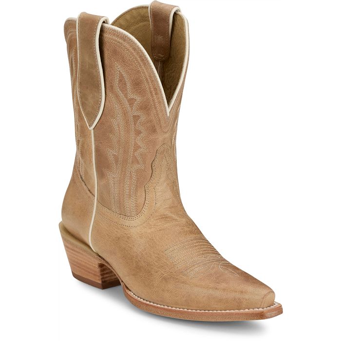 Tony Lama Women's Areli 9" Bootie- Toffee
