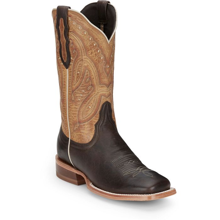 Tony Lama Women's Gabriella 11" Western Boot- Espresso