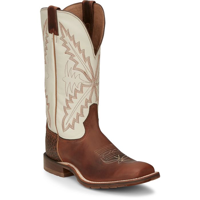Tony Lama Men's Antonio 13" Western Boot- Chestnut