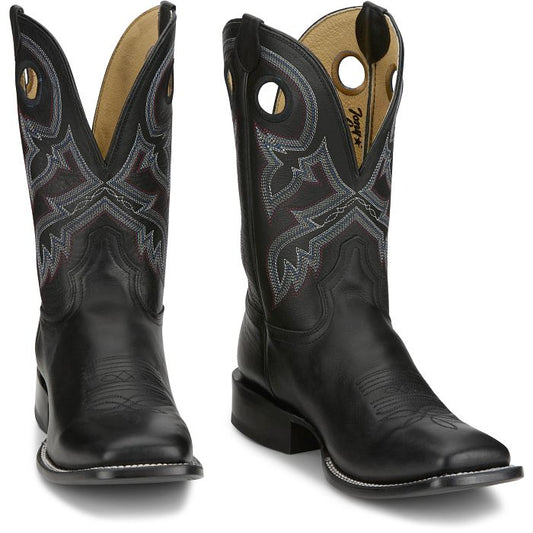 Tony Lama Men's Lars 11" Western Boot- Black