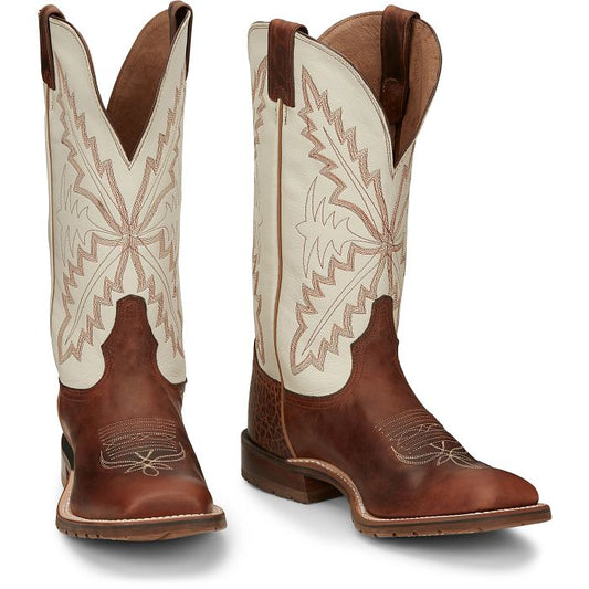 Tony Lama Men's Antonio 13" Western Boot- Chestnut