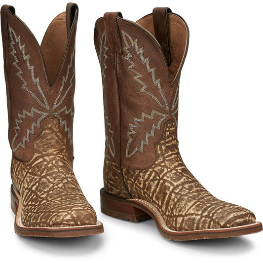 Tony Lama Men's Bowie 11" Western Boot- Taupe