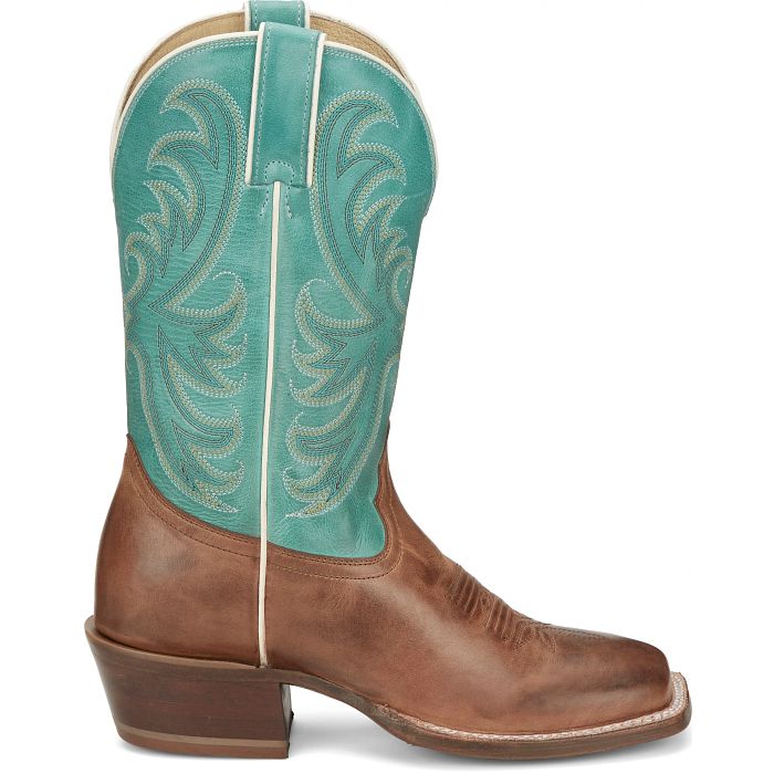 Tony Lama Women's Rowena 11" Western Boot- Caramel