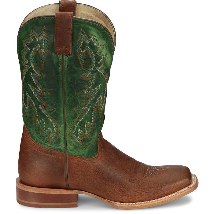 Tony Lama Men's Luciano 11" Western Boot- Gold/Tan