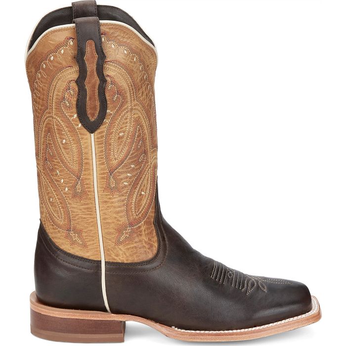 Tony Lama Women's Gabriella 11" Western Boot- Espresso