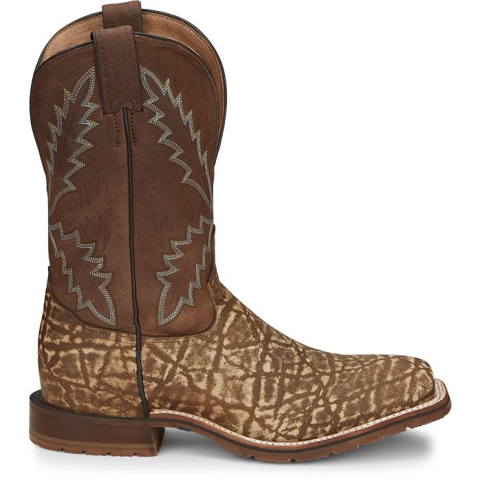 Tony Lama Men's Bowie 11" Western Boot- Taupe