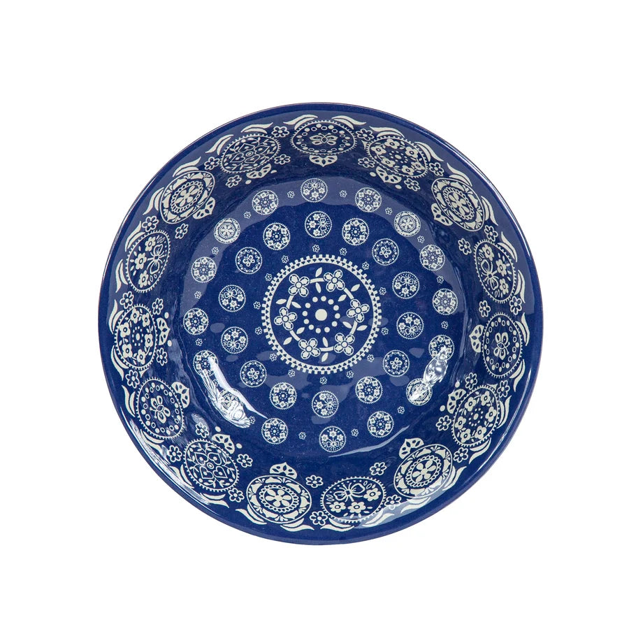 Hiend Accents Patchwork Bandana Melamine 14 Piece Dinnerware Set