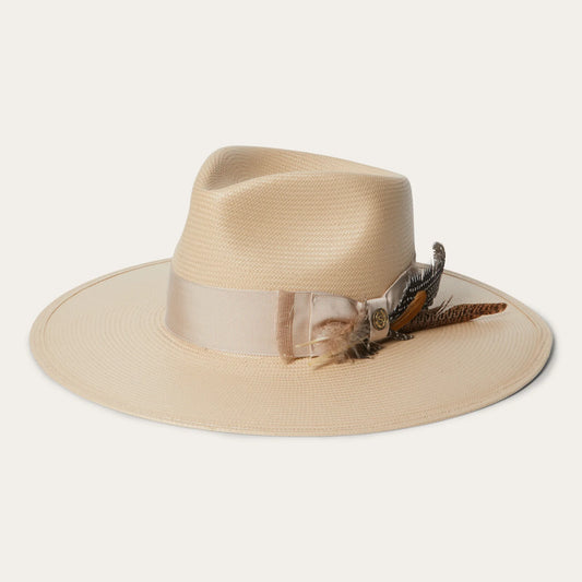 Stetson Atacama Straw Fedora- Silverbelly