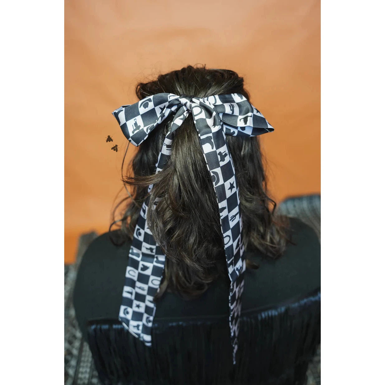 2 Fly Twilly Tilly Scarve - Check This - Black/White