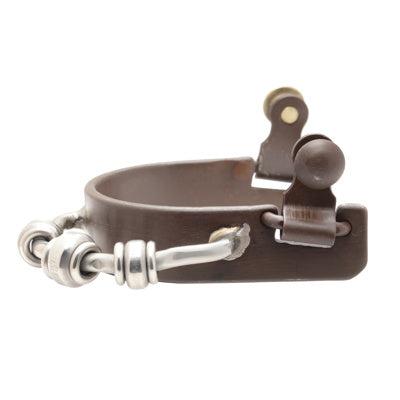 Aime Imports Smooth Rowel Bumper Spur - Brown