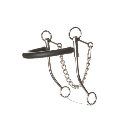 Aime Imports SS Hackamore w/Swvl 8 1/2" Cheeks