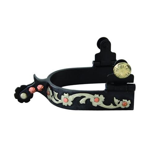 Aime Imports BK Ladies Supr/GS Trim N Dots 3/4" Band 1" Shank