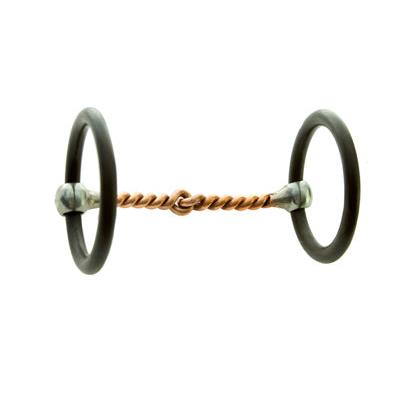 Aime Imports Weighted Ring Bit/Twisted SNF - Antique Brown