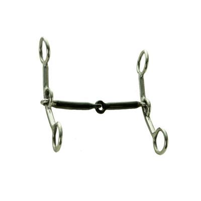 Aime Imports SS Lifter Bit SI Snaffle 5 1/2" Cheek 5" Mouth