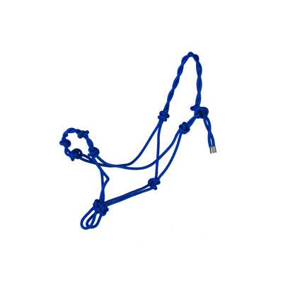 Aime Imports Twisted Rope Halter - Blue
