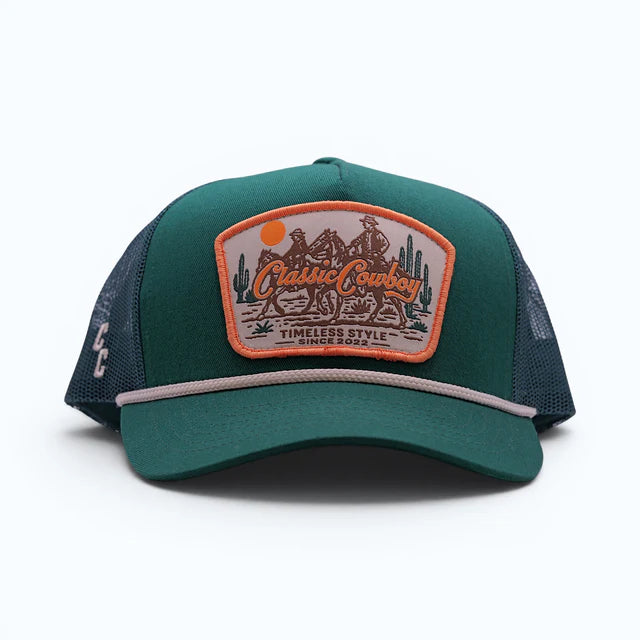 Classic Cowboy Unisex The Trailhead Cap - Green