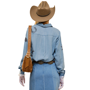 Blue B Western Embroidered Long Sleeve Snap Shirt- Denim