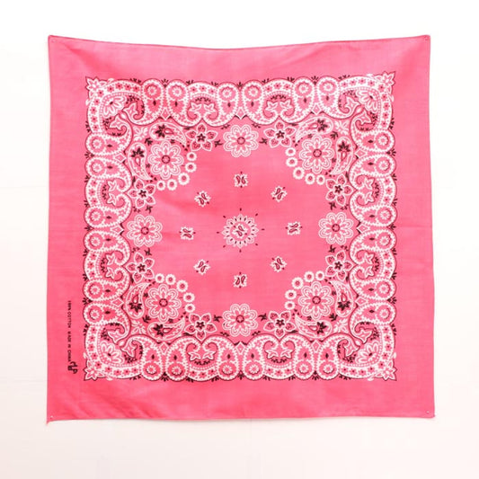 M&F Traditional 21x21 Bandana - Dark Pink