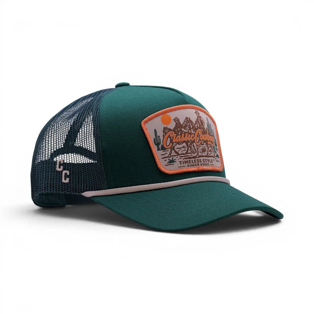 Classic Cowboy Unisex The Trailhead Cap - Green