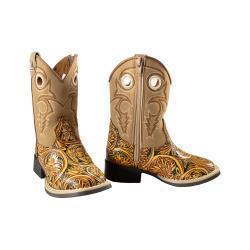 Twister Toddler Girl's  River Boots- Tan