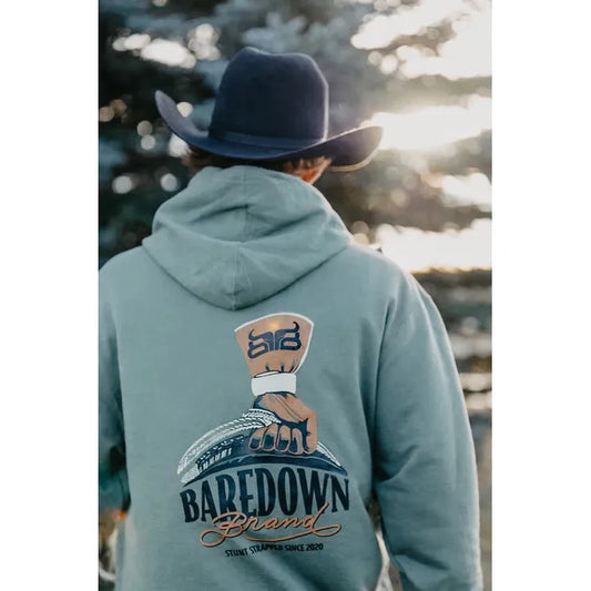 Baredown Brand Locked Hoodie - Olive - Irvine Tack & Western Wear