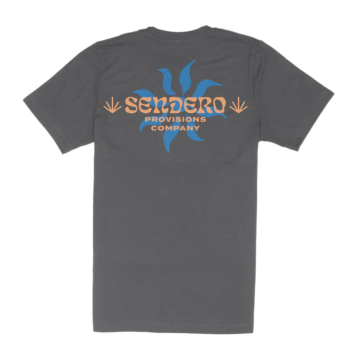Sendero Unisex Sol Vida Short Sleeve Tee Shirt - Charcoal - Irvine Tack &amp; Western Wear