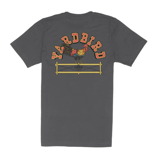 Sendero Unisex Yardbird Short Sleeve Tee Shirt - Vintage Black