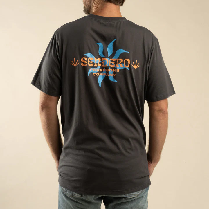 Sendero Unisex Sol Vida Short Sleeve Tee Shirt - Charcoal - Irvine Tack & Western Wear