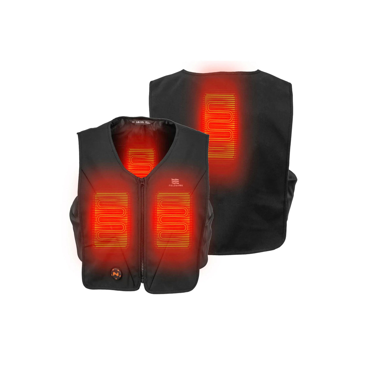 FieldSheer Unisex Smart Thawdaddy Base Layer 2.0 Heated Vest - Black