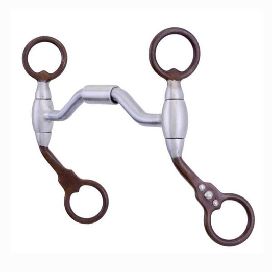 FG Antique Low Port Hinged Futurity Pony Bit