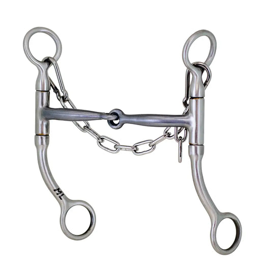 Cowboy Tack Walt Woodard Comfort Tapered 1/2" Shank Snaffle Bit