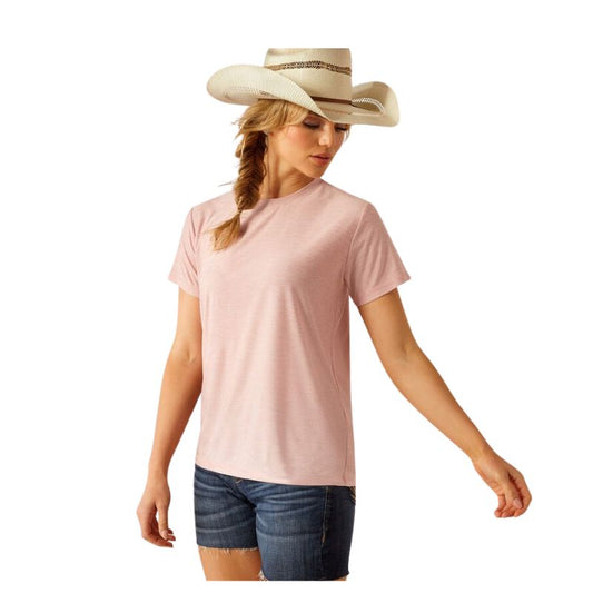 Ariat Women's Short Sleeve Lugna Black Logo Tee Shirt-