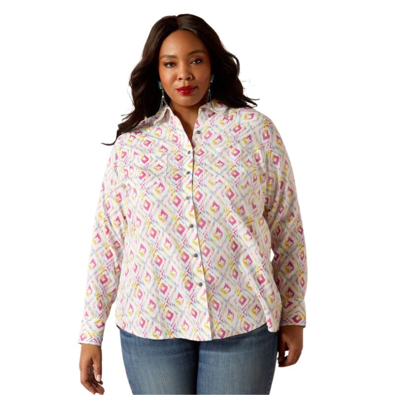 Ariat Women's Billie Jean Long Sleeve Shirt- Adina