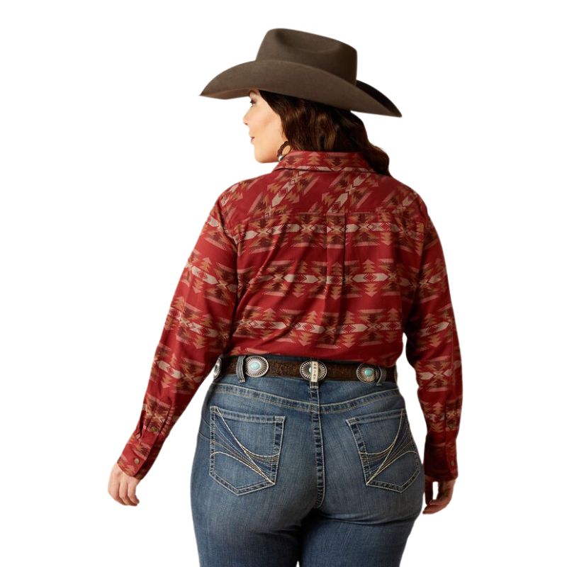 Ariat Women's Billie Jean Long Sleeve Shirt- Sadie Southwest Print