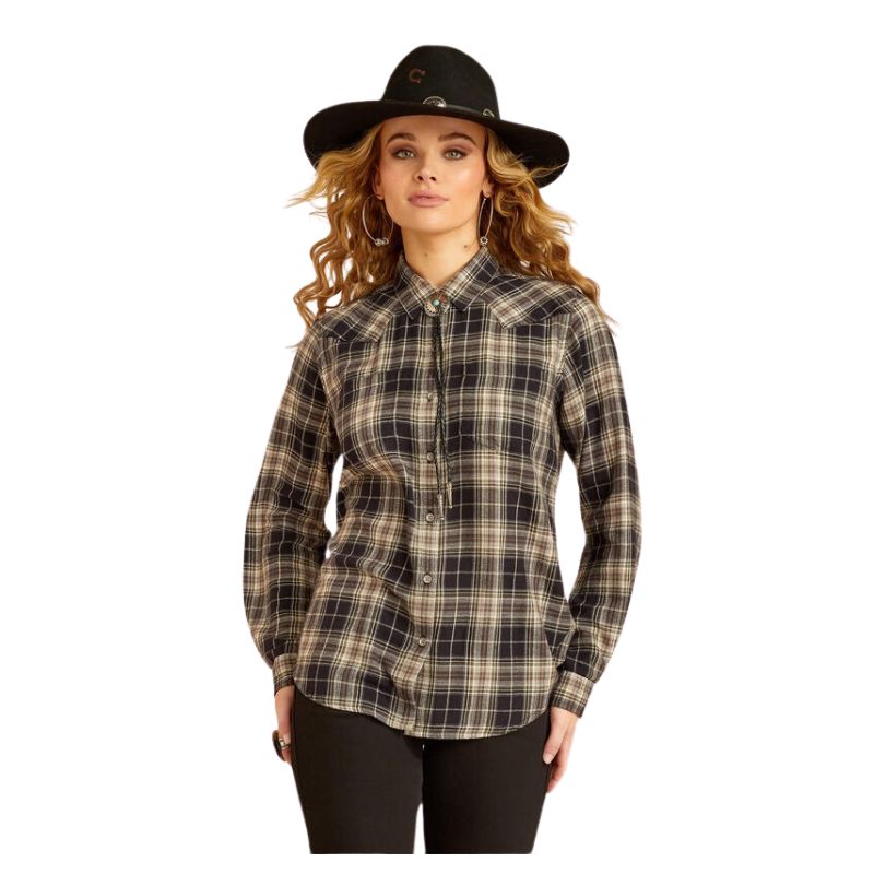 Ariat Women's Billie Jean Long Sleeve Shirt - Cheyenne Plaid