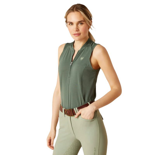 Ariat Women's Hailey Sleeveless Top - Duck Green
