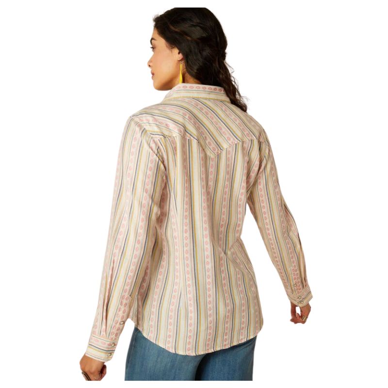 Ariat Women's Long Sleeve Alyssa Shirt- Carnation Dobby